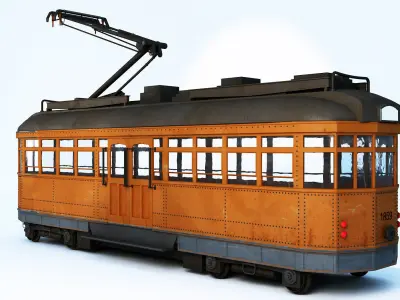 City Tram 3D model