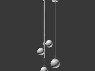 Pendant Light Collection 3D model