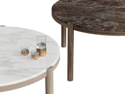 Gustav Round Dining Table 3D model