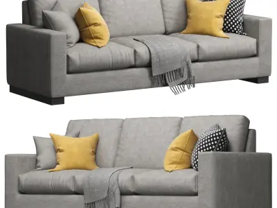 Wesley Hall - Ample Sofa 3D model