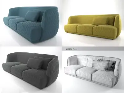 Redondo sofa 245 3D model