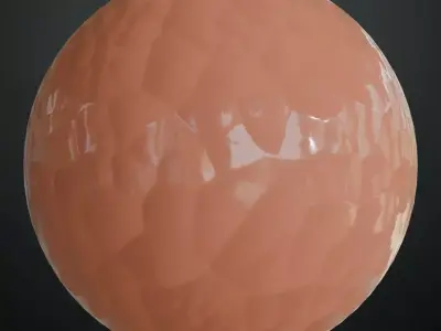 Hammered Copper PBR Seamless Texture