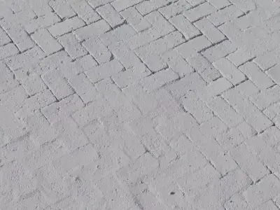 Dutch Weave Brick Pavers PBR Texture Texture