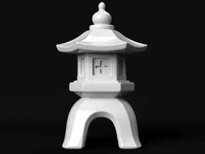 Toro Japanese Lantern 3D print model