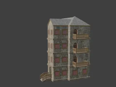 House Model 22 Low-poly 3D model