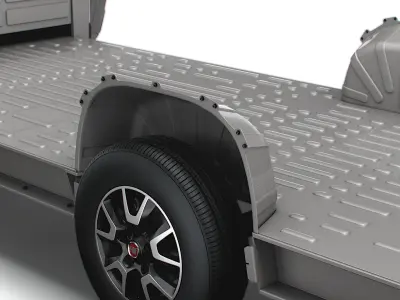 Fiat Ducato 3540 L4 PlatformCab HQInterior 2023 3D model