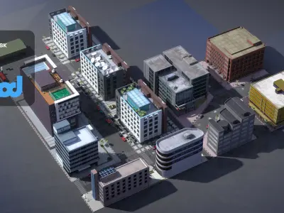 Tw Street 013 3D model