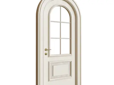 Arc doors - classic style 3D model