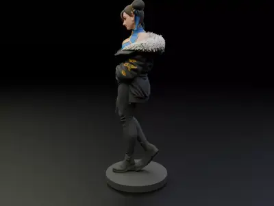 Chun-Li - Street Fighter 3D print model