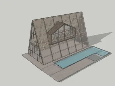 Cabin house 3D model