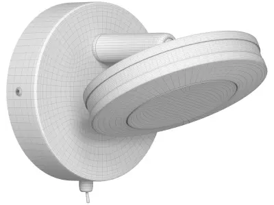 LED spot with switch Round 20002 - 1 3D model