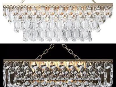 Clarissa glass drop quadro 3D model