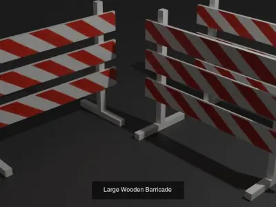 Traffic Barricades Pack