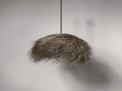 Boho pendant light 3D model