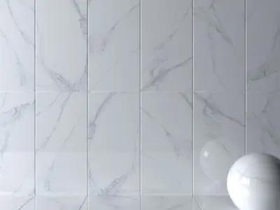 Wall Tiles Museum Calacatta 4D 60x120 Set 2 Texture