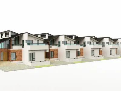 Townhouse-1 3D model
