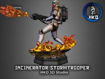 Incinerator Stormtrooper Star wars Fan art 3D print model