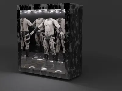 SCI-FI DRESS Low-poly 3D model