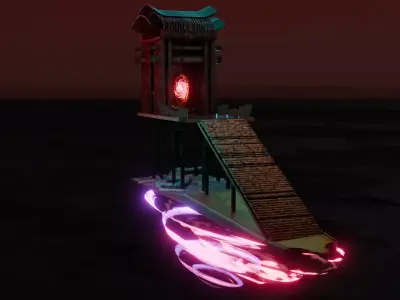 ancient portal 3D model