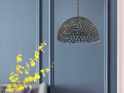 Lamp shade 3D print model 5