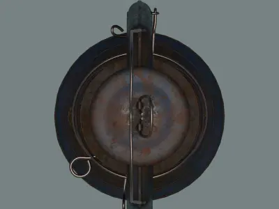 Old Blue Lantern 3D model