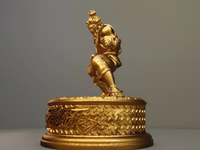 AKUMA - GOUKI - STREET FIGHTER Free 3D print model