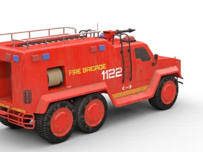 Old Fire Brigade 3D model