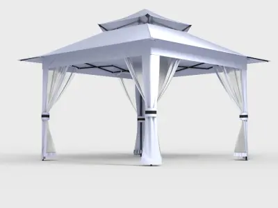 PATIO GAZEBO Low-poly 3D model