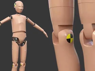  Child Crash Test Rigged Dummies Collection 