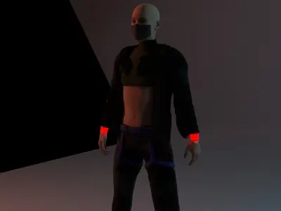 CANCER Low-poly 3D model