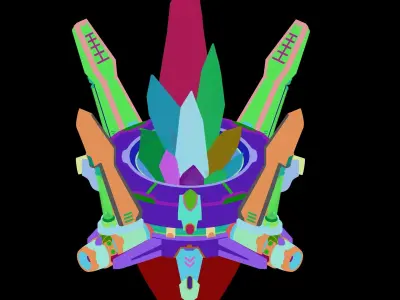 Suspension-energy generator 02 3D model