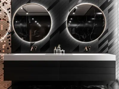 Modern bathroom 3D model