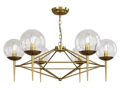 Bellina Chandelier Low-poly 3D model