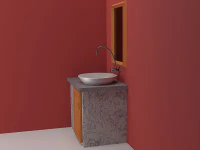 Wash Basin 3D model purchase