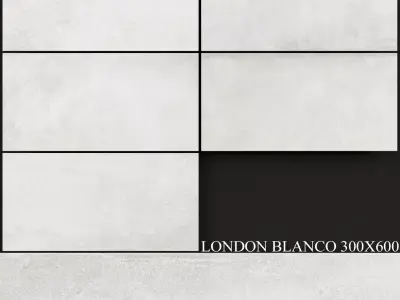 Keros London Blanco 300x600 3D model