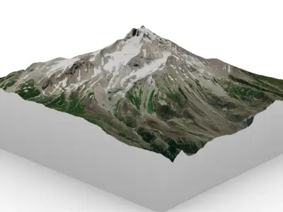 Mount Jefferson 3D model