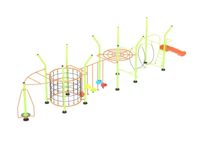 3D MODEL PLAYGROUND CLIMBING FRAME 3D model