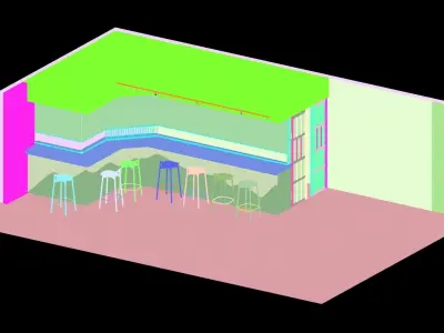 Bar-Set bar 3D model