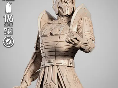 STAR WARS Darth Bane Sculpture 3D print model
