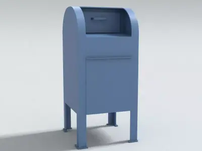 laos Mail Box 3D model