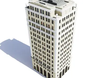 Tall Building 3D Model 3D model