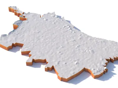 George Town in Penang Island Malaysia 3D model