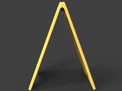 The Sign triangle 3D model