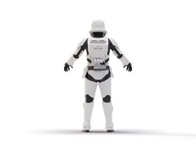 Jet Trooper - Star Wars Low-poly 3D model