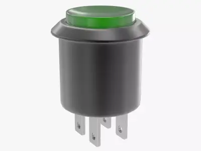 Pushbutton Switch 2 3D model