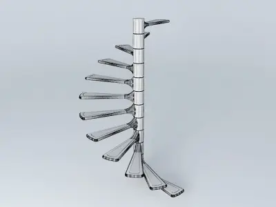 Spiral staircase Free 3D model