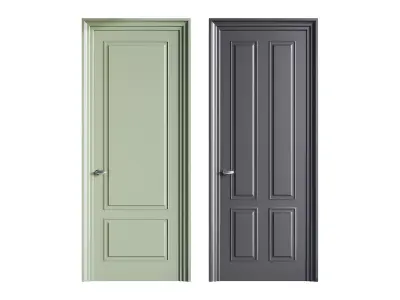 Modern entrance door 79 3D model