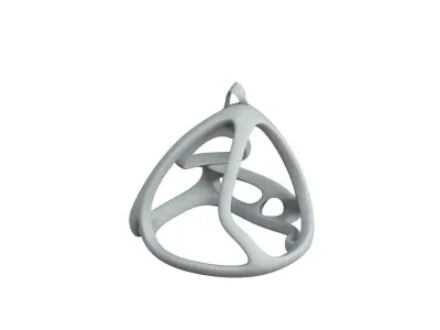 SciFi Cube Object No 59991 Low Poly Shape Low-poly 3D model
