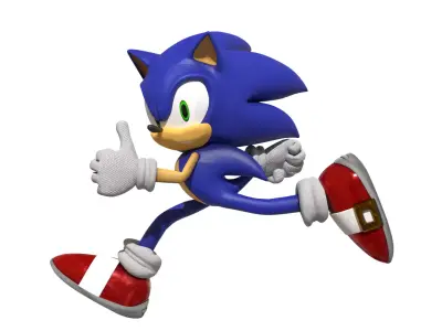 Sonic The Hedgehog 3D model