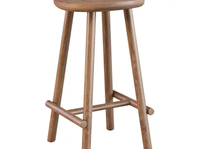 GlobeWest Tolv Figura - Counter Stool 3D model